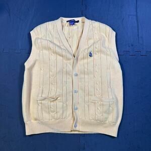 Vintage cream nautica vest